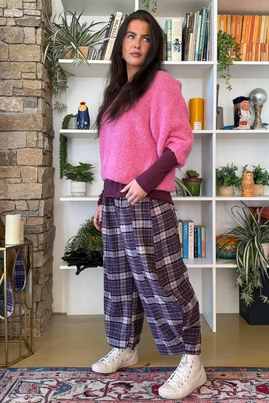Lola Boucle Slouch Knit Candy
